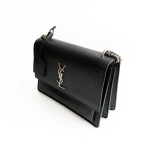 Saint Laurent Monogram Kate Chain Bag in Grained Leather